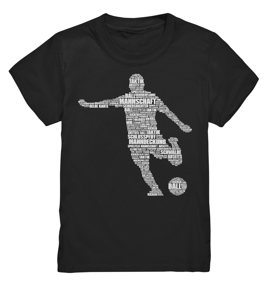 Fußballspieler Typografie Fußball - Kids Premium Shirt