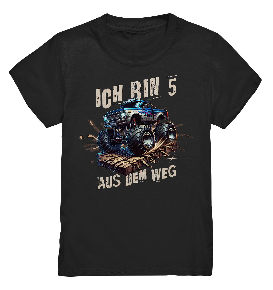 Ich bin 5 | Kinder T-Shirt 5. Geburtstag