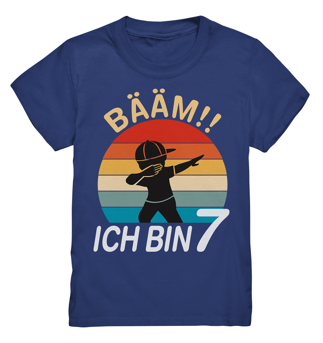 Kinder Dabbing 7 Jahre Geburtstagsshirt 7. Geburtstag T-Shirt