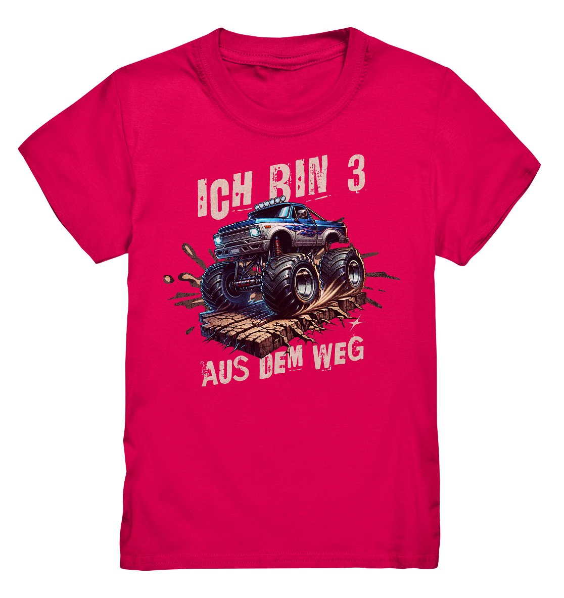 Ich bin 3 | Kinder T-Shirt 3. Geburtstag