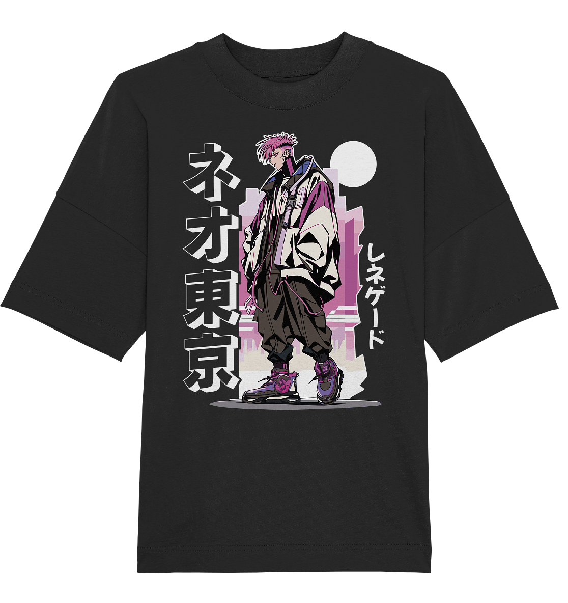 Anime Boy - Organic Oversize T-Shirt
