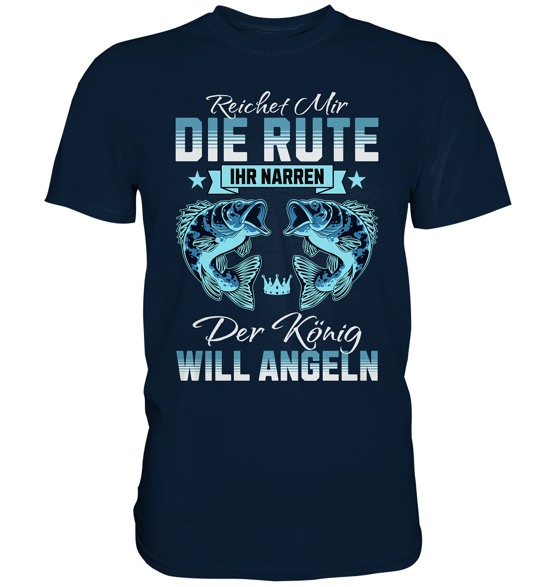 Lustiges Angler Fischer Angelrute Spruch T-Shirt