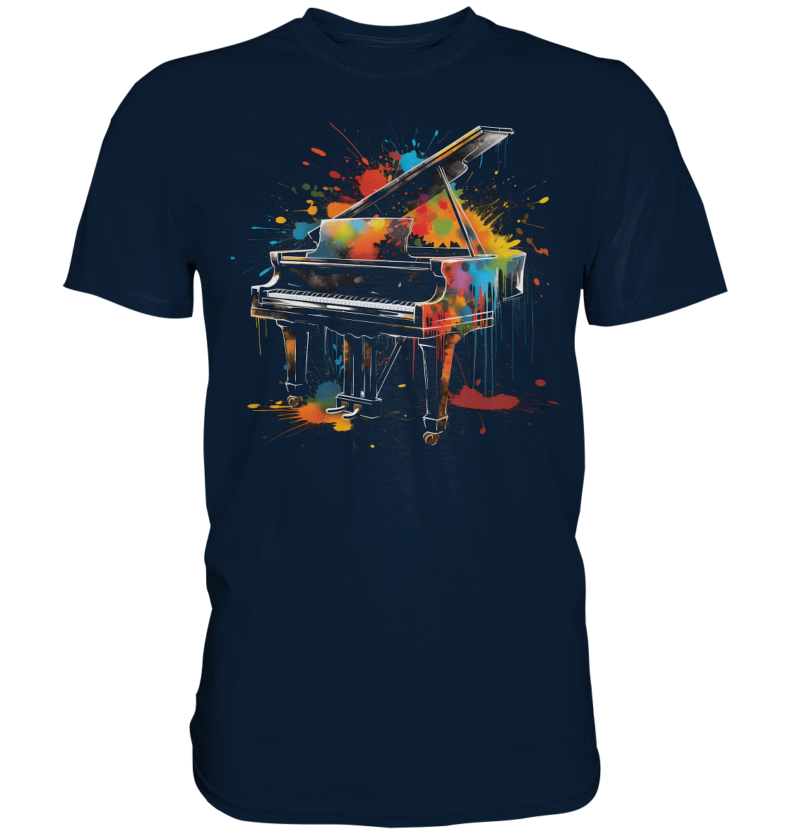 Klavier Keyboard Spieler - Premium Shirt