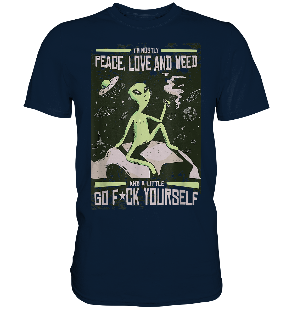Peace Love And Weed - Premium Shirt