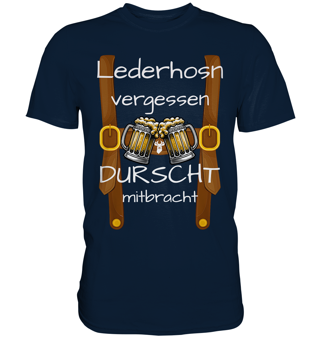 Lederhosen Trachtenshirt Dirndl Ersatz T-Shirt