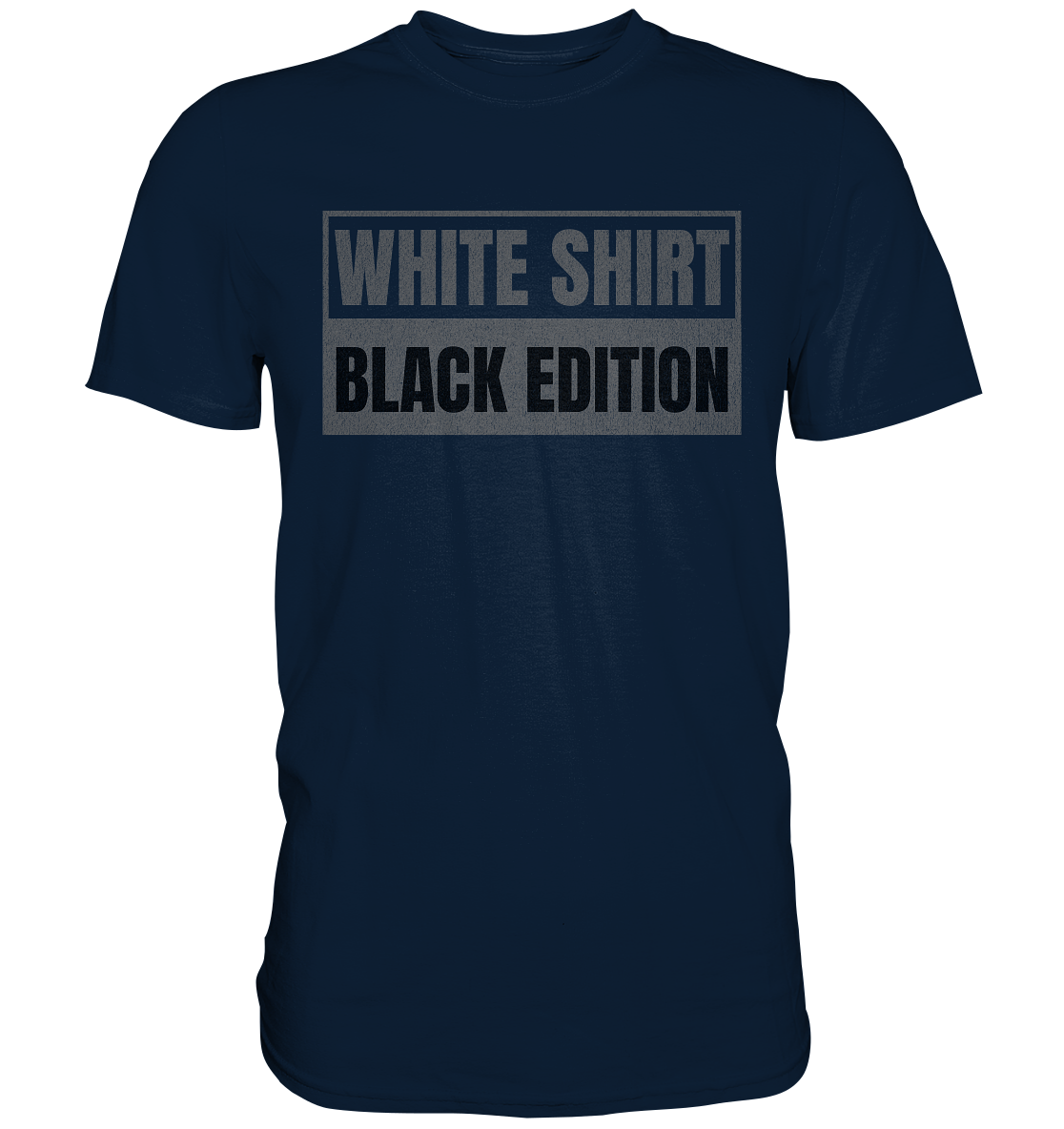 Weißes Shirt Black Edition White Shirt Black Edition T-Shirt