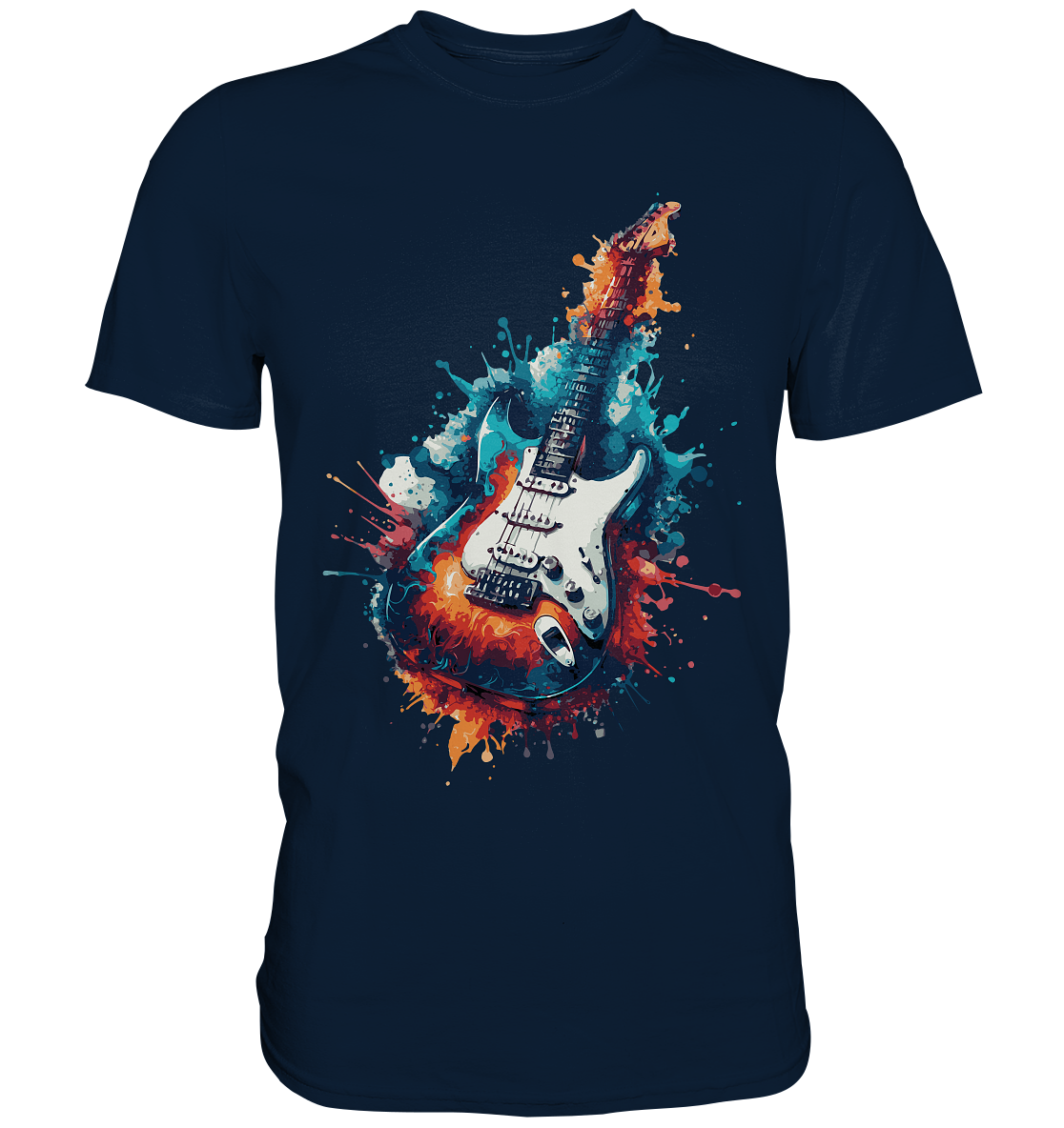 Gitarren Gitarristen Musiker Geschenk T-Shirt