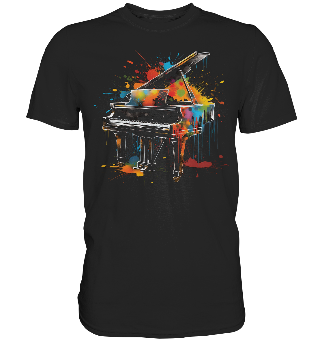 Klavier Keyboard Spieler - Premium Shirt