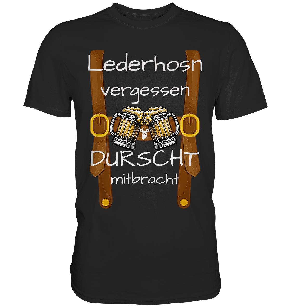 Lederhosen Trachtenshirt Dirndl Ersatz T-Shirt