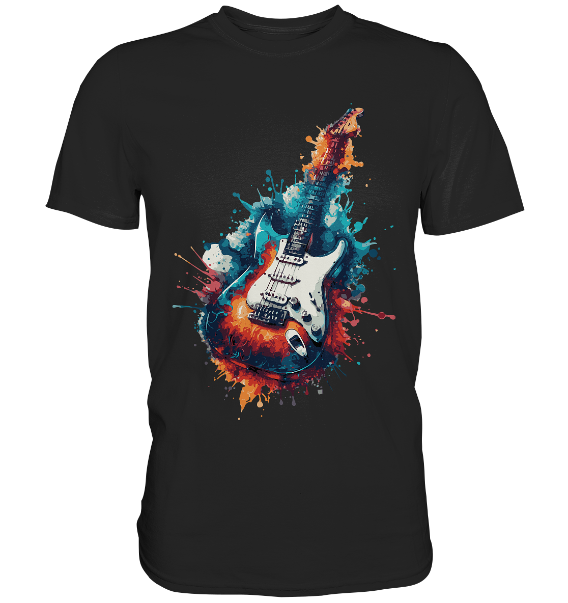 Gitarren Gitarristen Musiker Geschenk T-Shirt