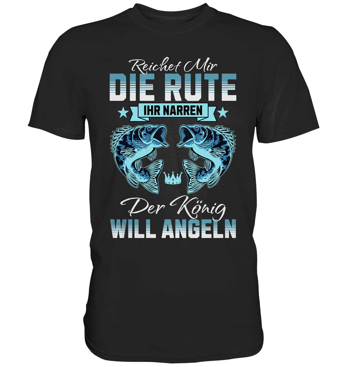 Lustiges Angler Fischer Angelrute Spruch T-Shirt