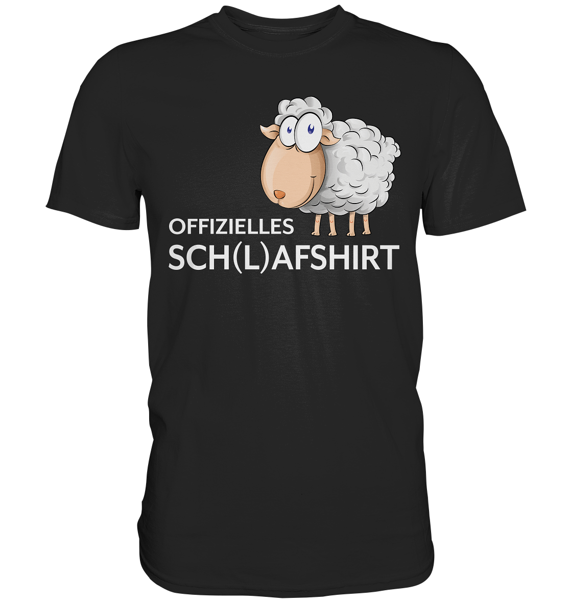 Offizielles Schlafshirt Schaf - Premium Shirt