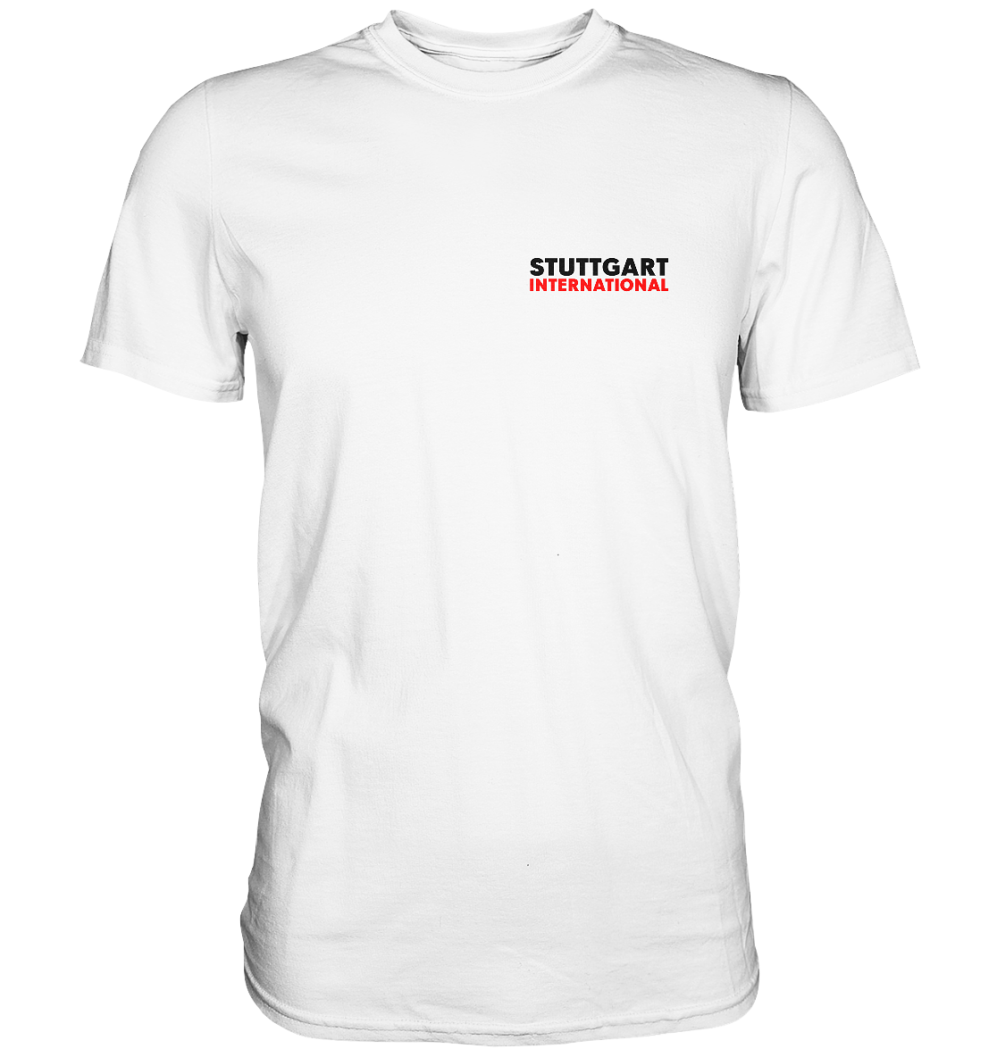 Stuttgart International Fußball T-Shirt | beidseitig bedruckt weiß