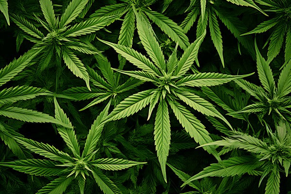 Cannabis Leinwandwild Marihuana Wandkunst