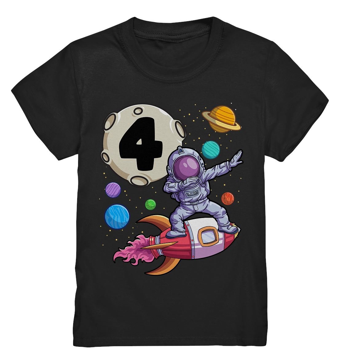 4. Geburtstag Astronaut - Kids Premium Shirt - BINYA