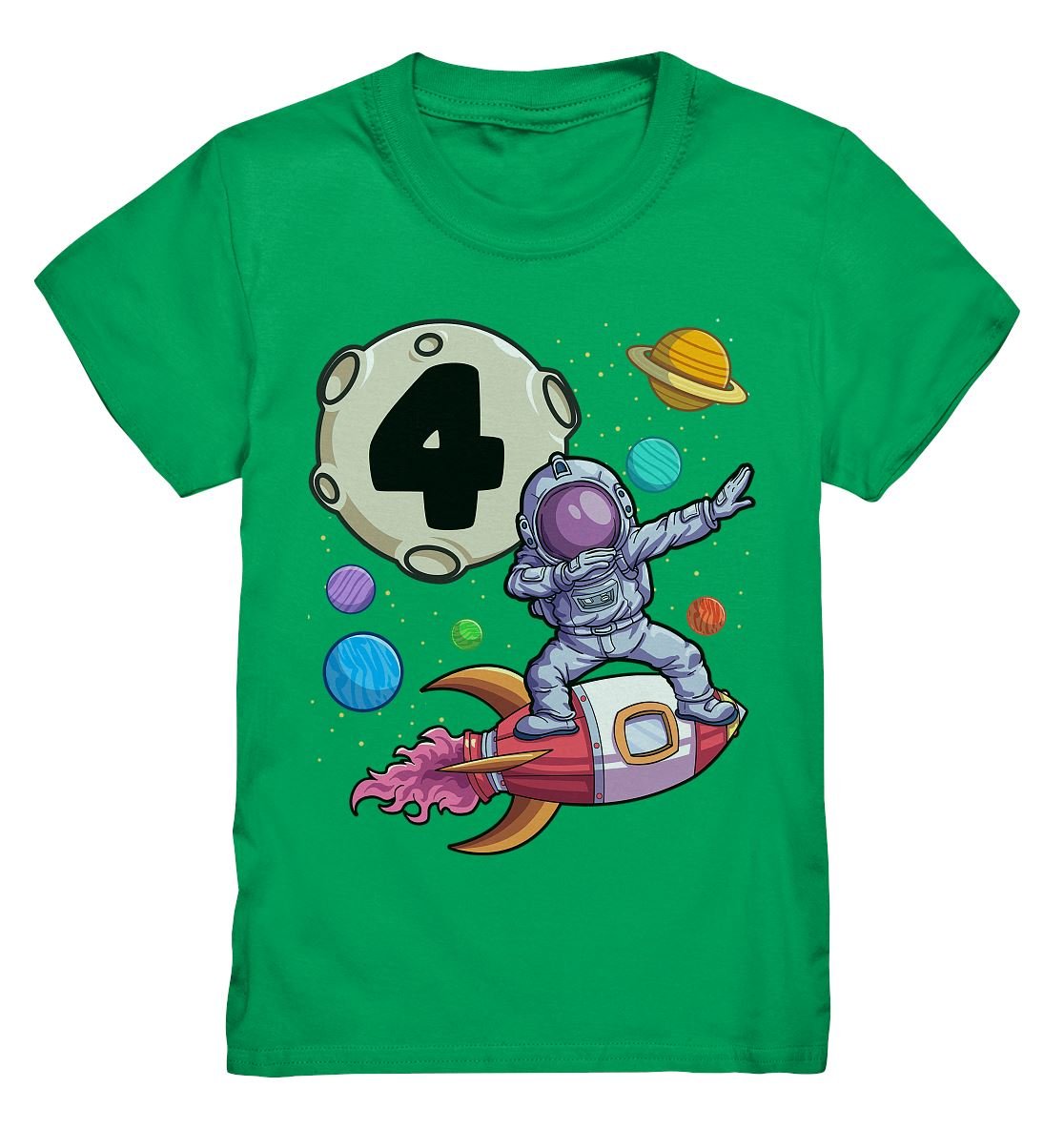 4. Geburtstag Astronaut - Kids Premium Shirt - BINYA