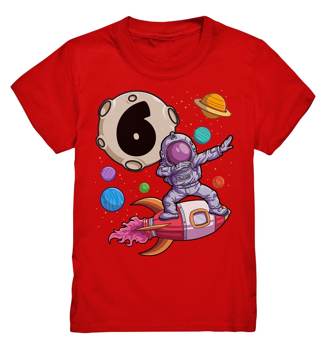 6. Geburtstag Astronaut - Kids Premium Shirt - BINYA