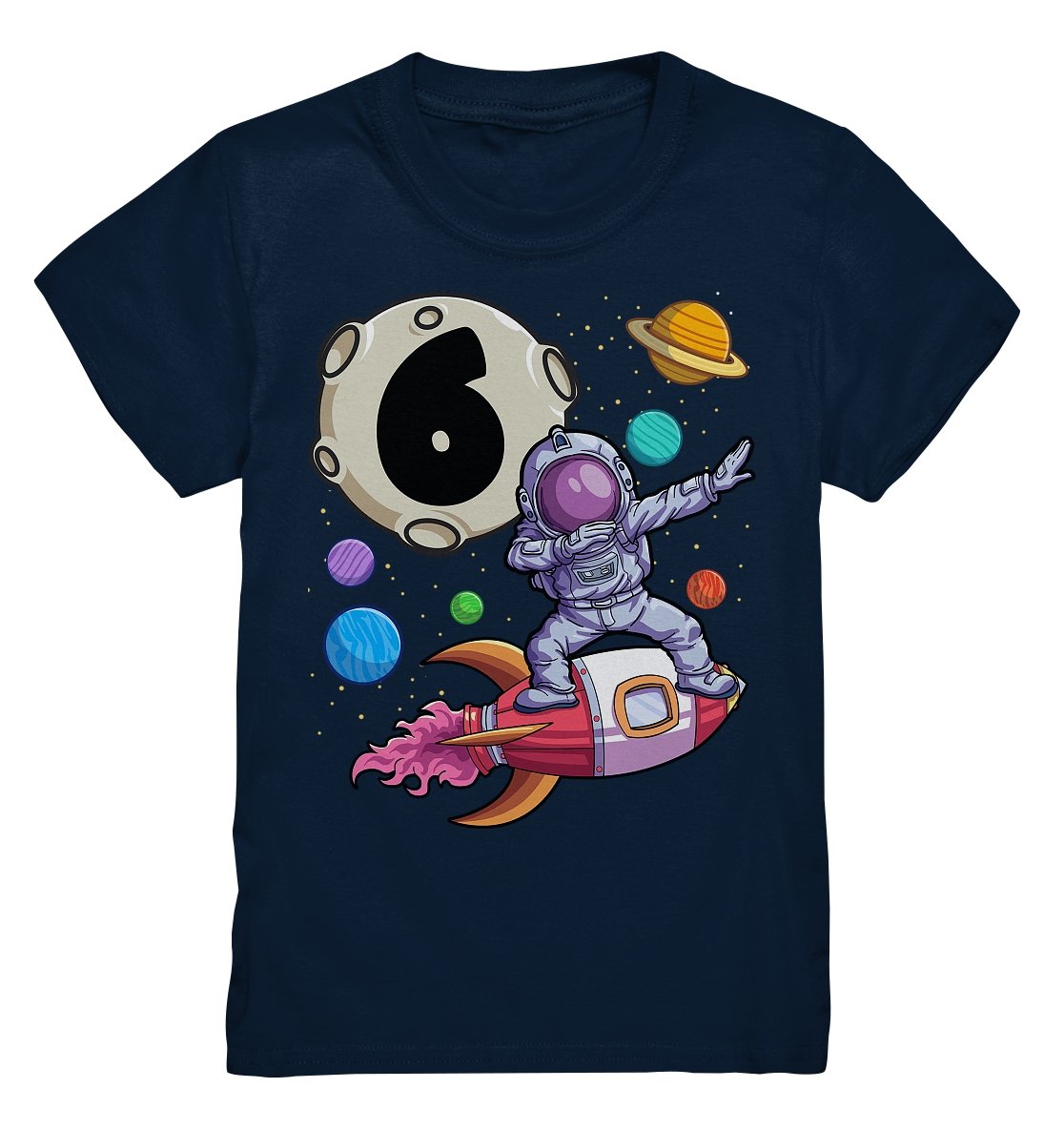 6. Geburtstag Astronaut - Kids Premium Shirt - BINYA