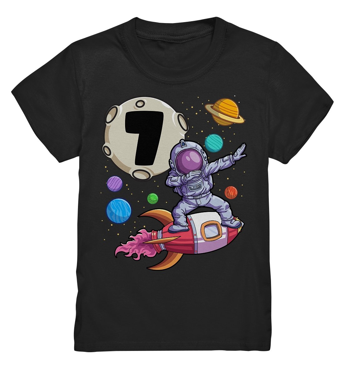 7. Geburtstag Astronaut - Kids Premium Shirt - BINYA