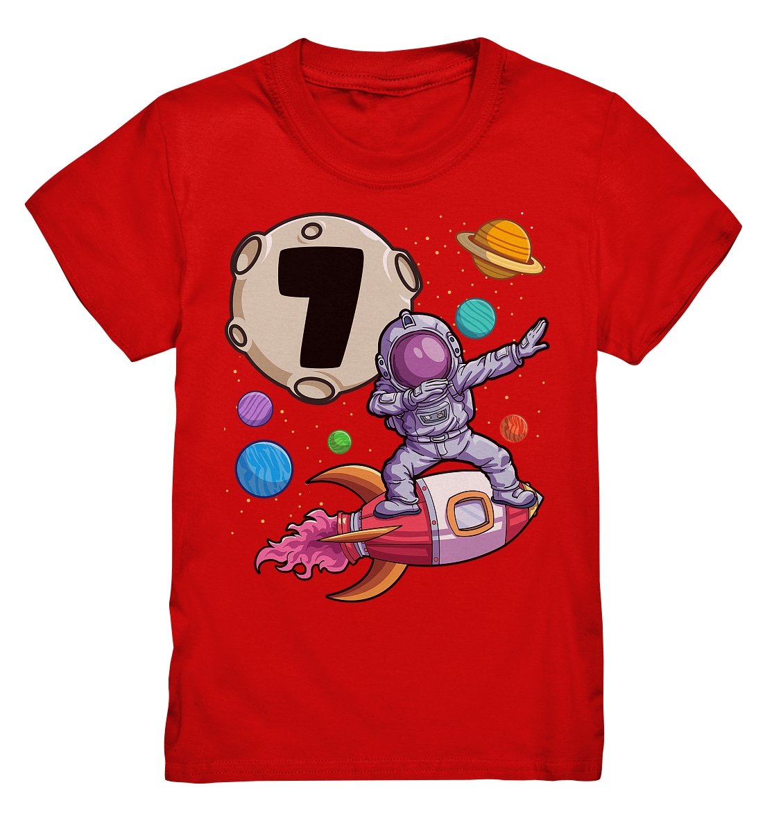 7. Geburtstag Astronaut - Kids Premium Shirt - BINYA