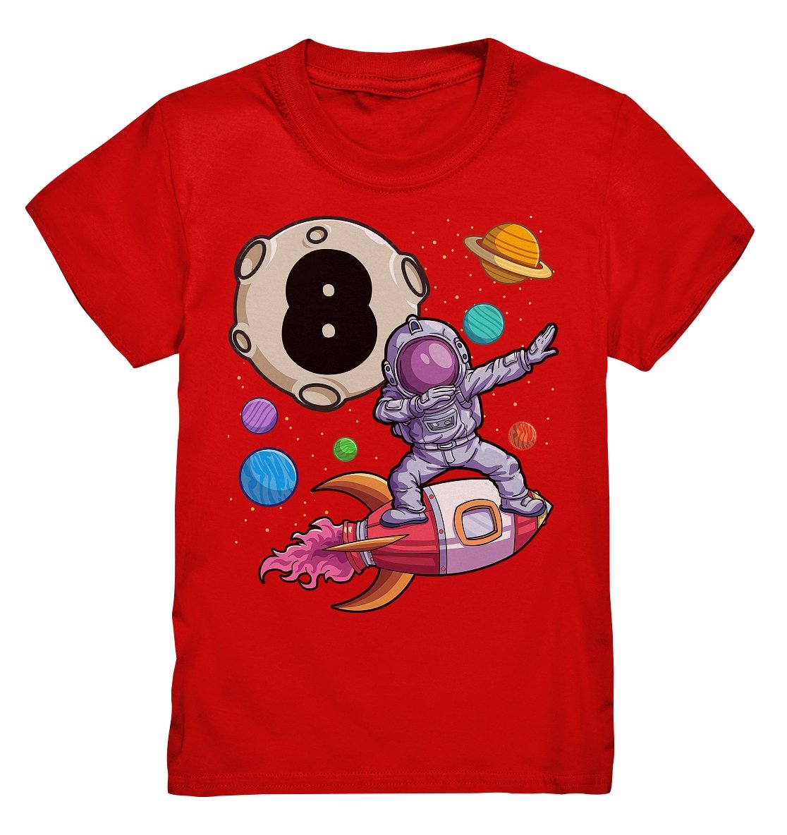 8. Geburtstag Astronaut - Kids Premium Shirt - BINYA