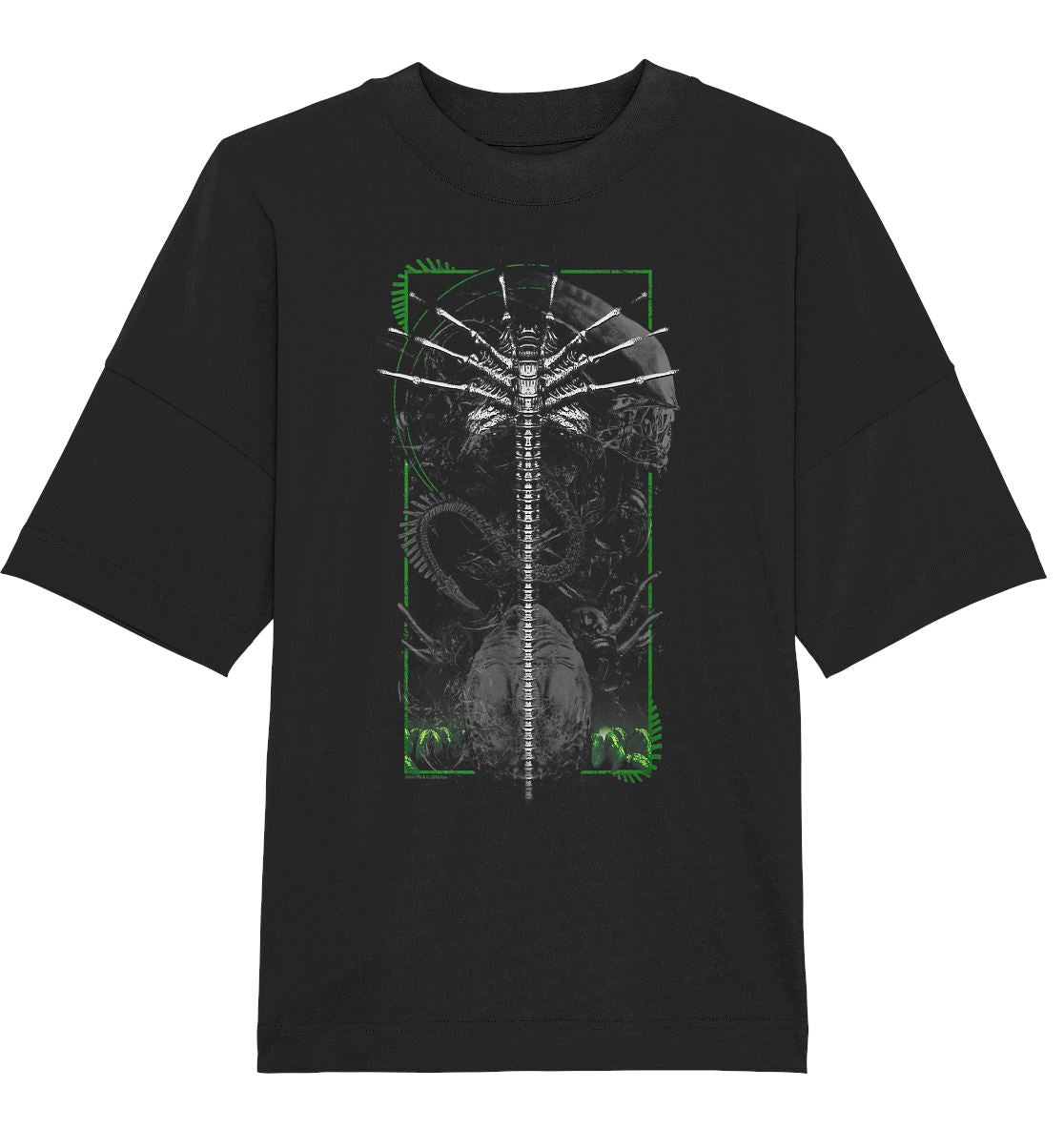 Alien Movie Facehugger - Organic Oversize Shirt - BINYA