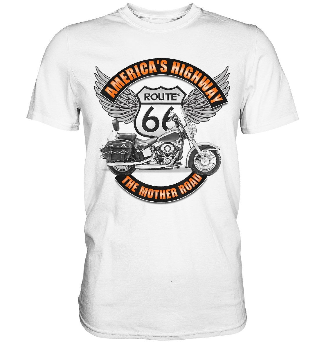 America‘s Highway Route 66 - Premium Shirt - BINYA