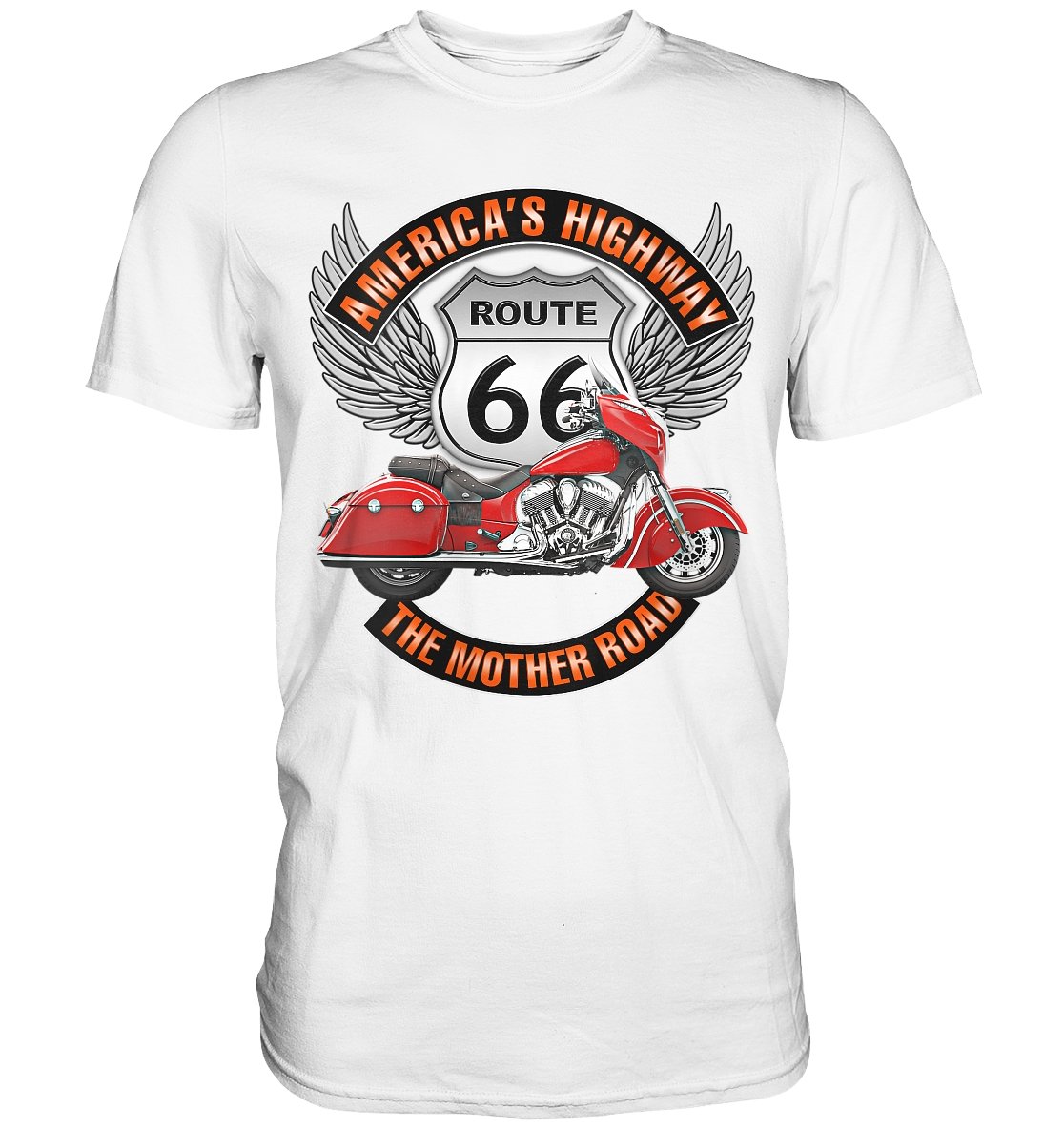 America‘s Highway Route 66 - Premium Shirt - BINYA