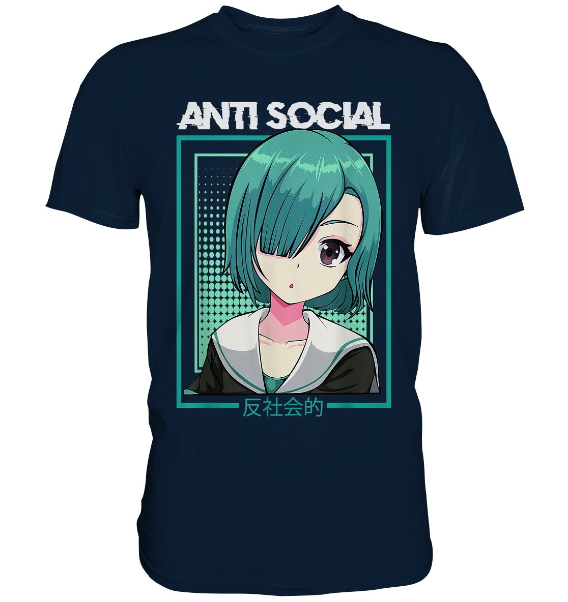 Anti Social Anime Girl - Premium Shirt - BINYA