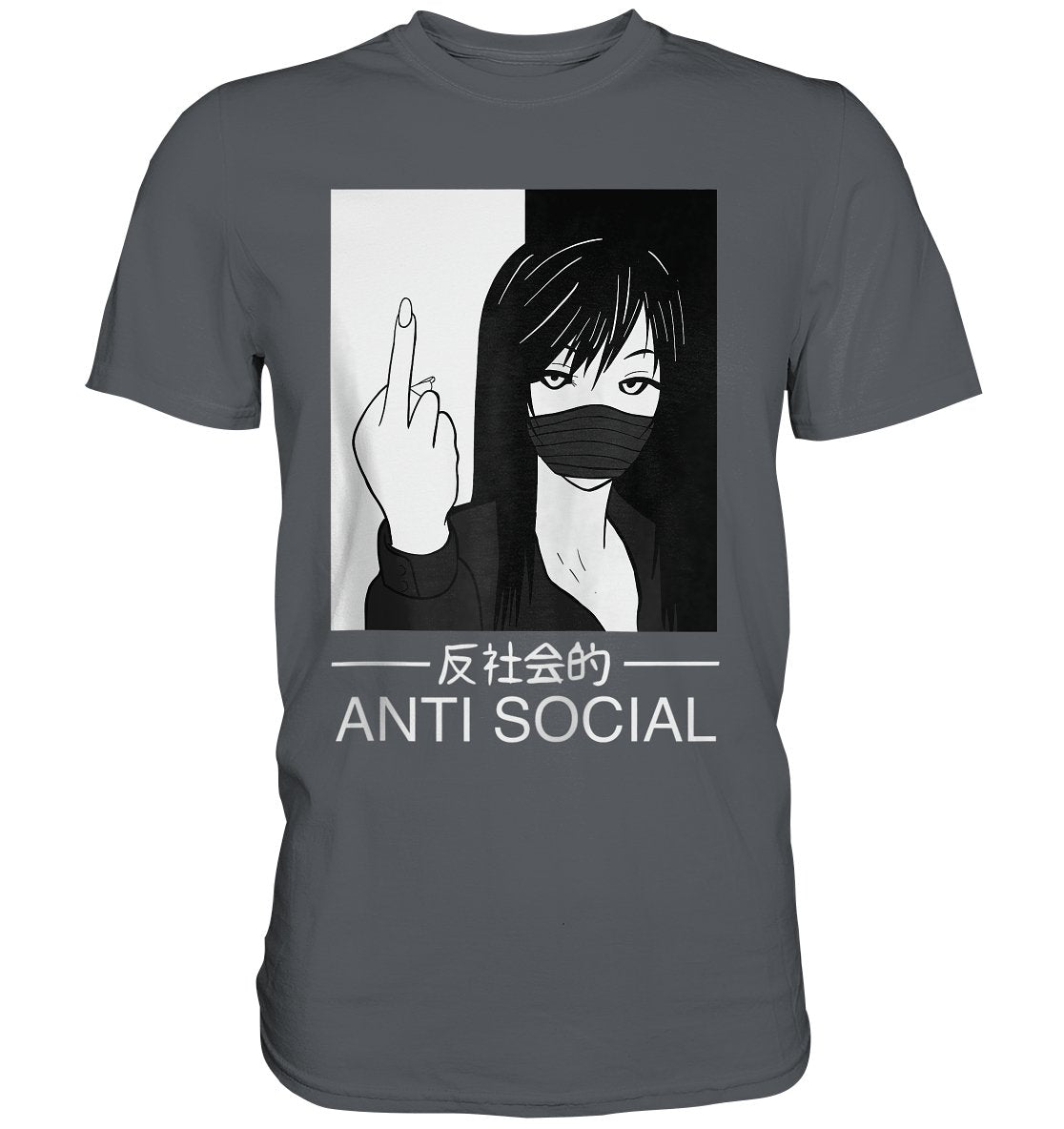 Anti Social Japanese - Premium Shirt - BINYA