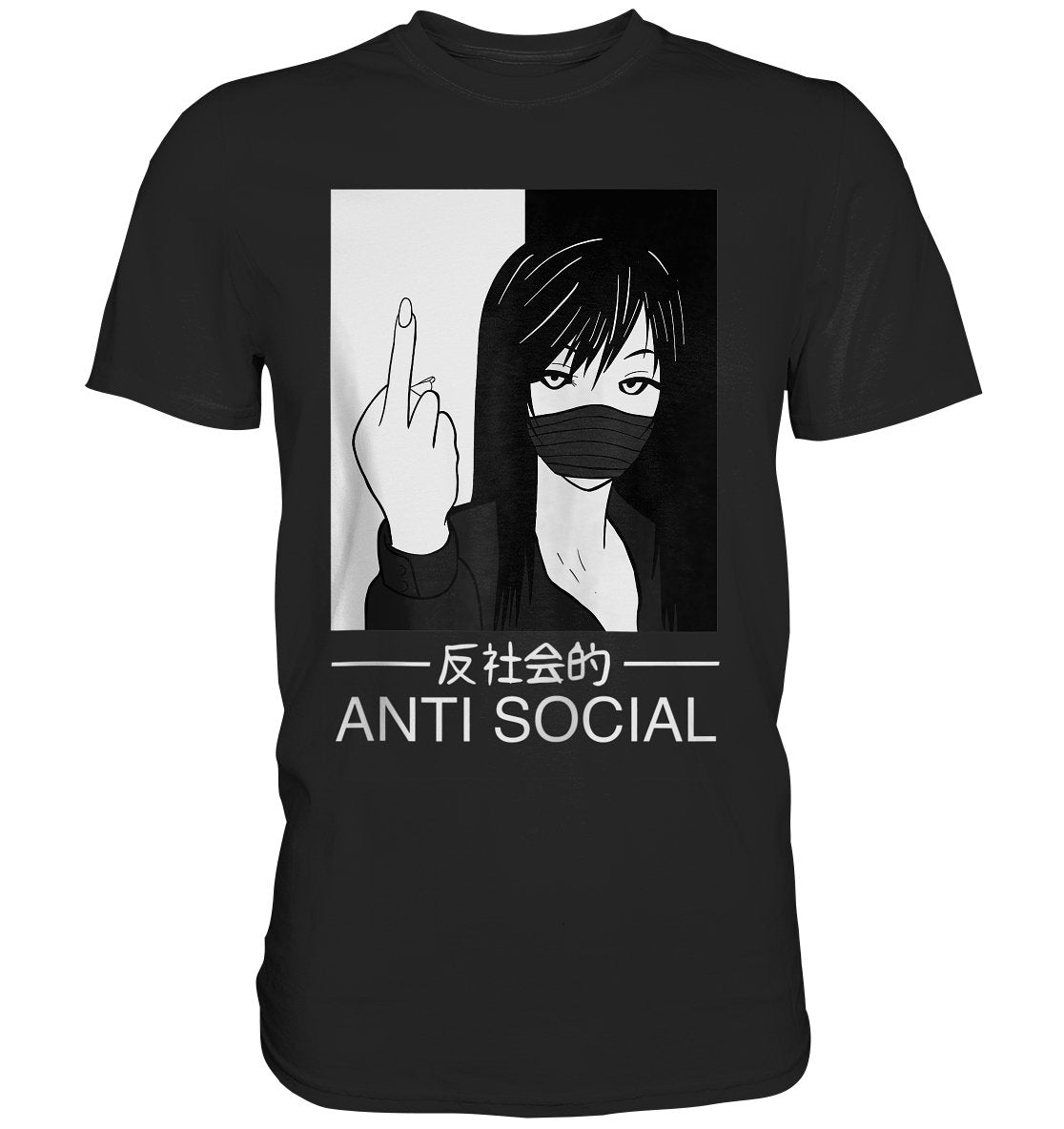Anti Social Japanese - Premium Shirt - BINYA