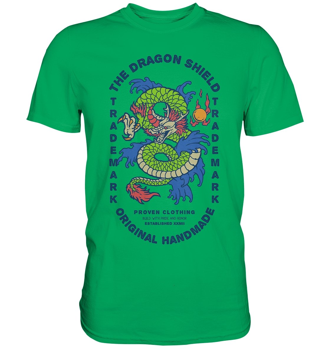 Asia Green Dragon - Premium Shirt - BINYA