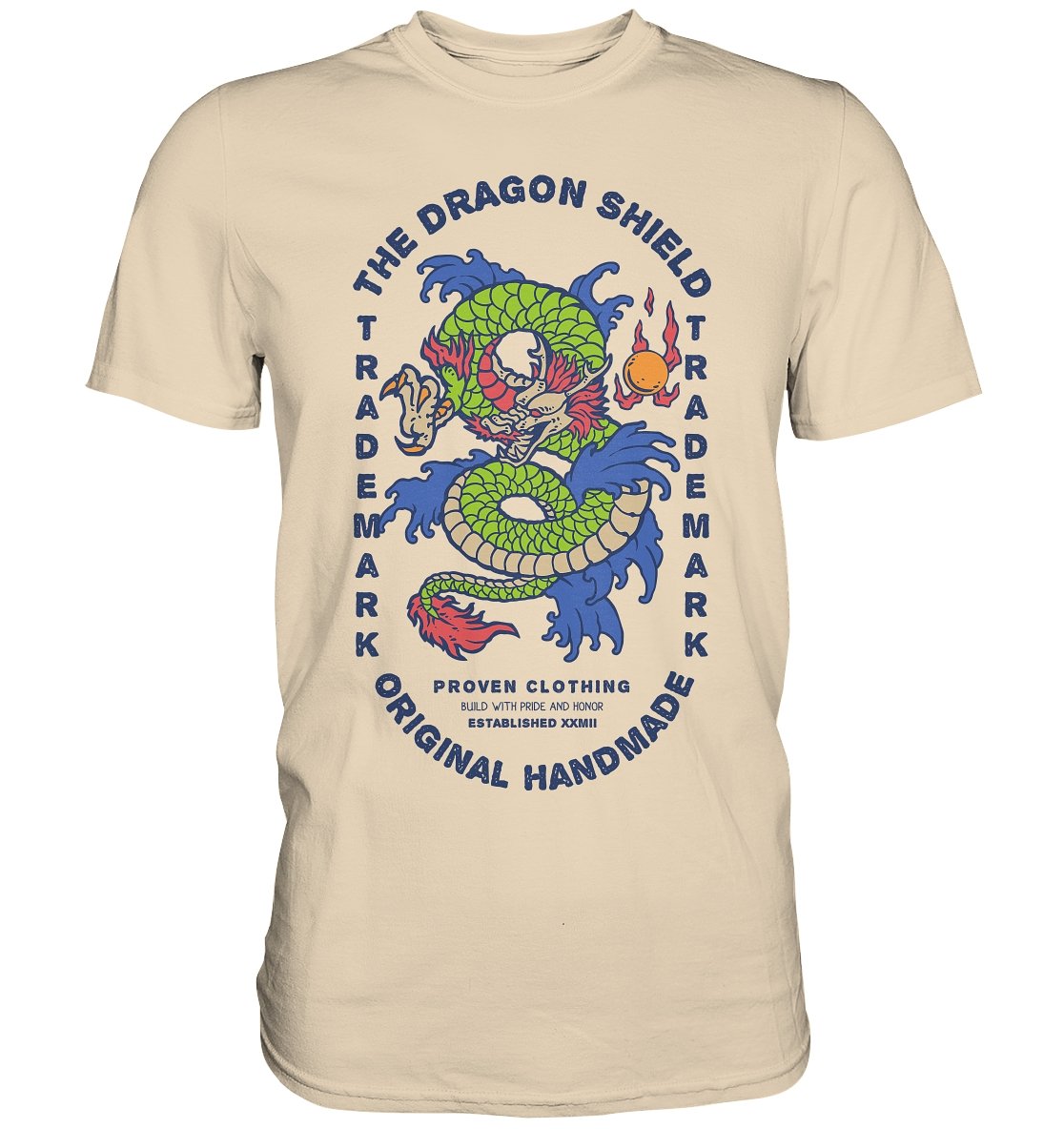 Asia Green Dragon - Premium Shirt - BINYA