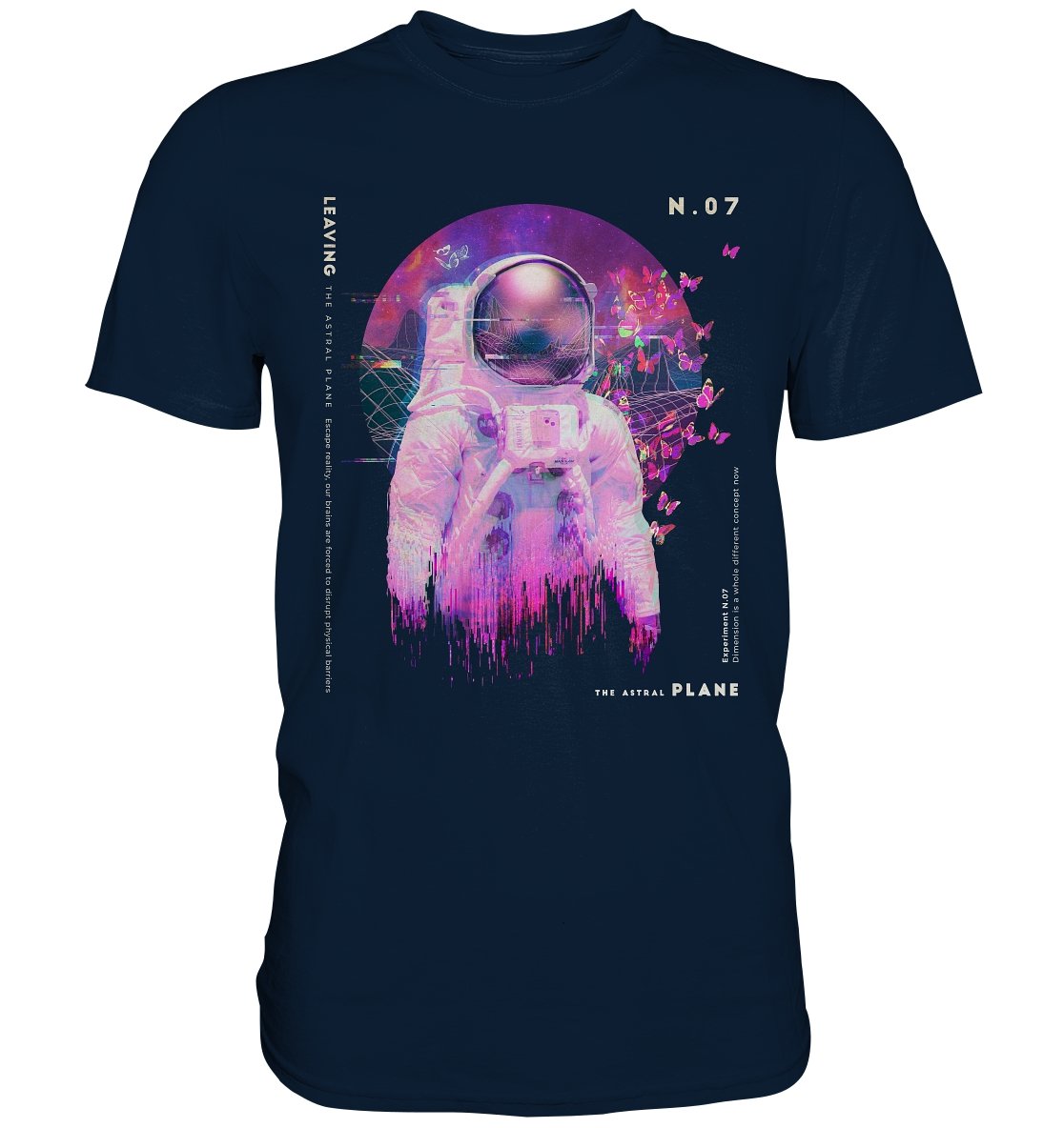 Astronaut Vaporwave - Premium Shirt - BINYA