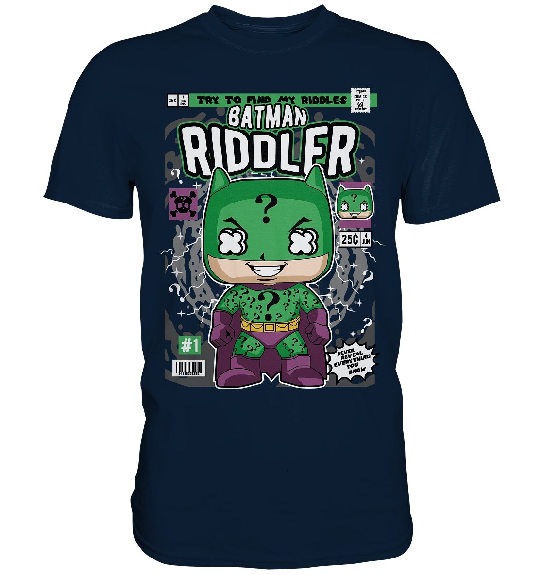 Batman Riddler Comic - Premium Shirt - BINYA