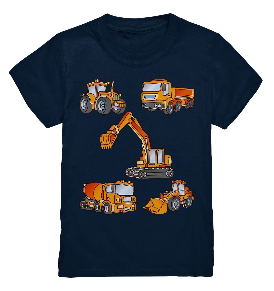 Baumaschinenfahrzeuge - Kids Premium Shirt - BINYA