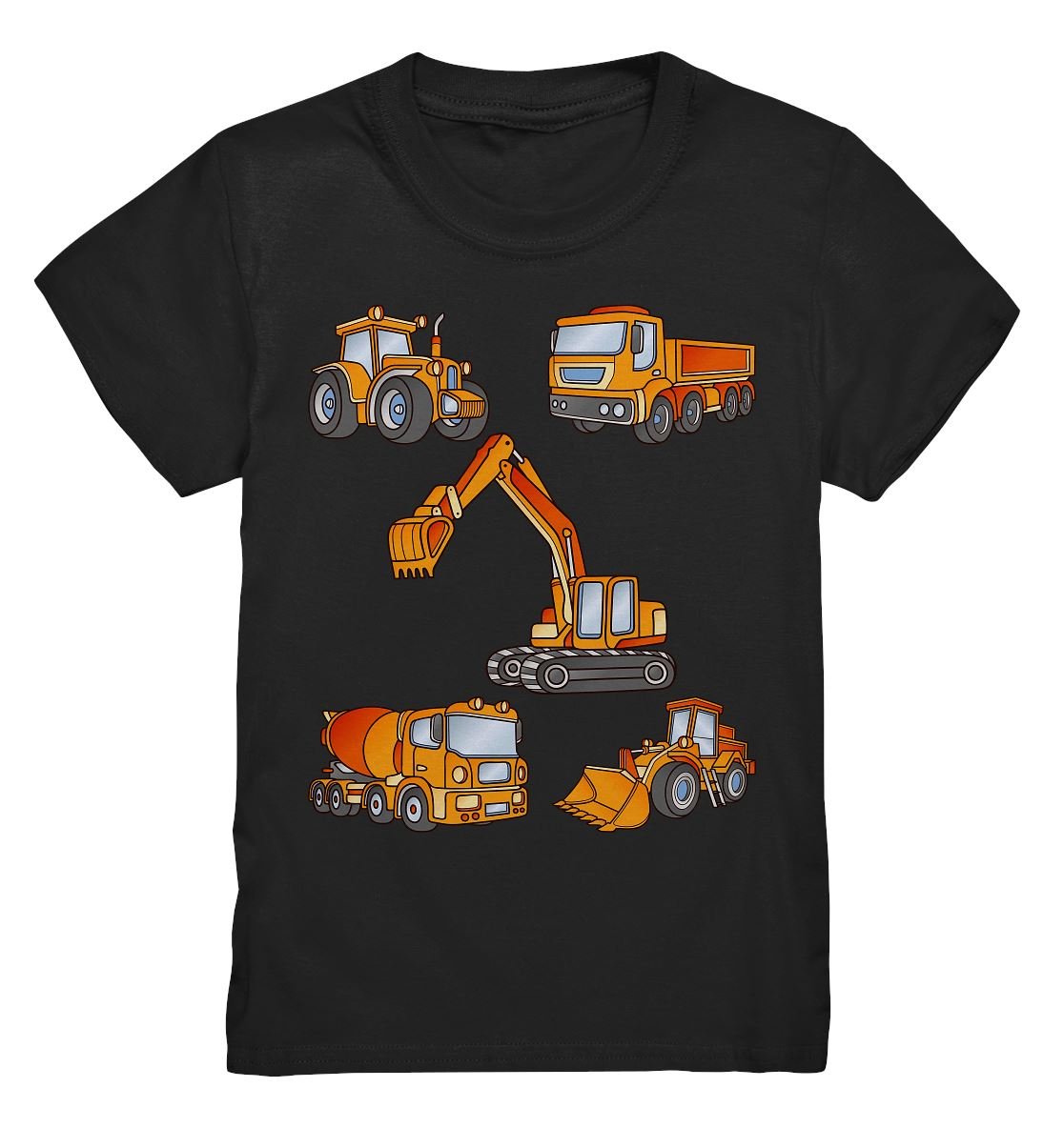 Baumaschinenfahrzeuge - Kids Premium Shirt - BINYA