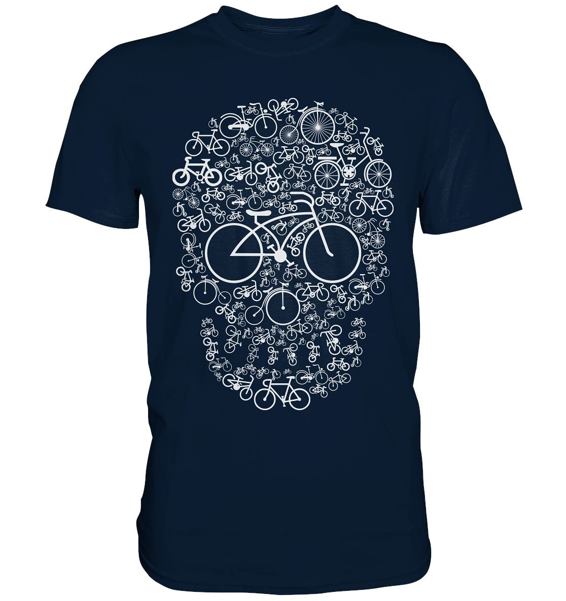 Bicycle Skull - Premium Shirt - BINYA
