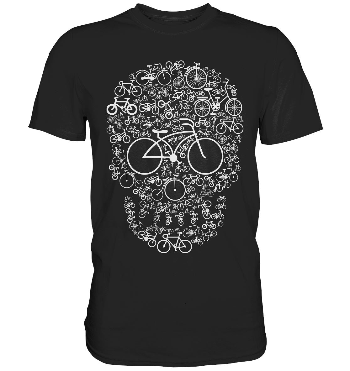 Bicycle Skull - Premium Shirt - BINYA