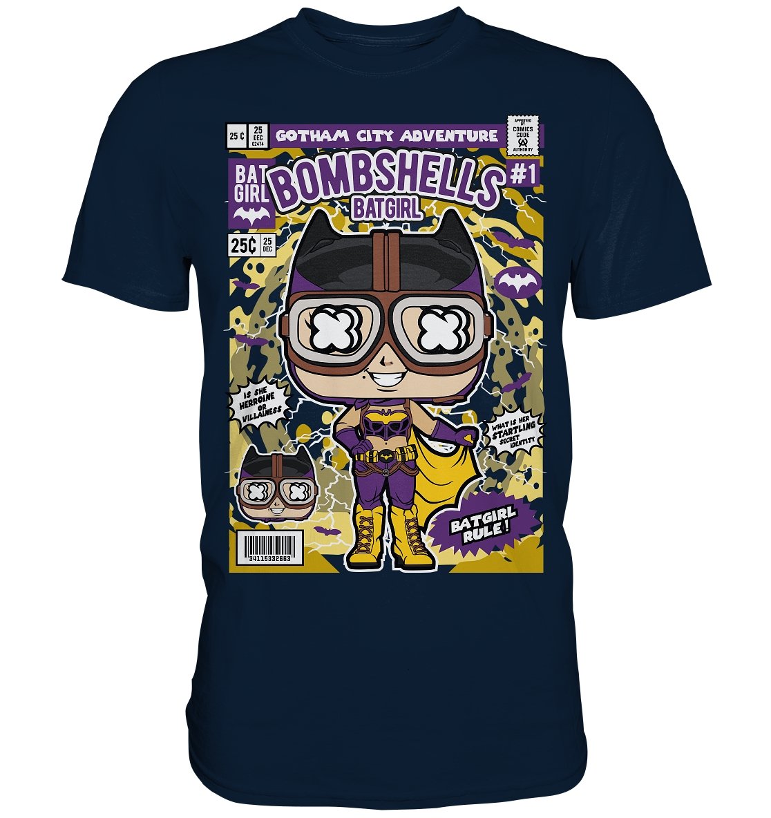 Bombshells Batgirl Comic - Premium Shirt - BINYA