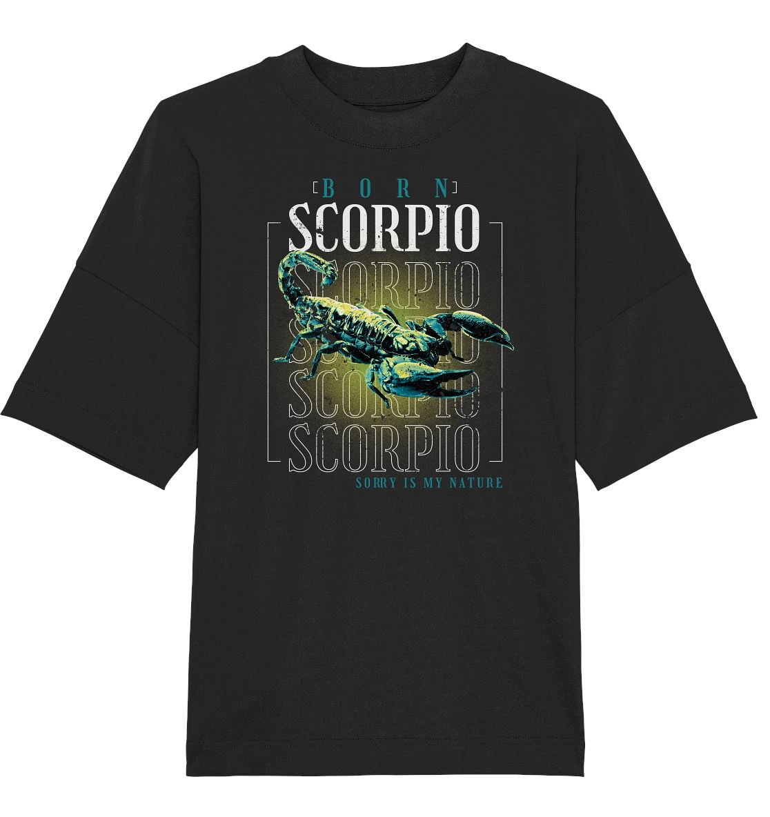 Born Scorpio Horoscope - Organic Oversize Shirt - BINYA
