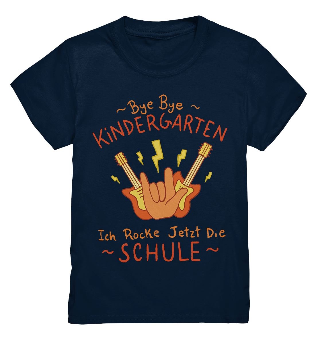 Bye Kindergarten - Ich rocke jetzt die Schule - Kids Premium Shirt - BINYA