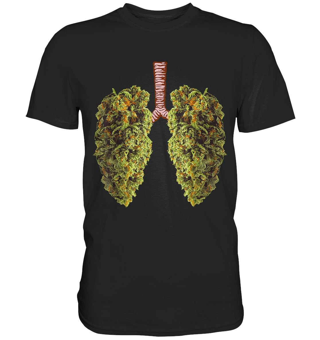 Cannabis Marihuana-Lungen-Flügel - Premium Shirt - BINYA