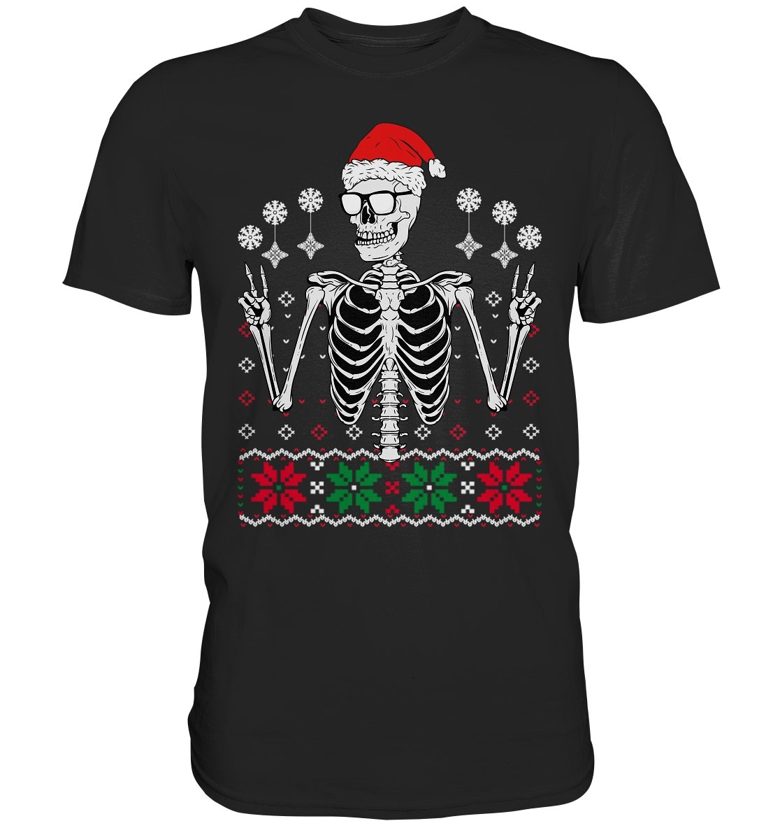 Christmas Skeleton - Premium Shirt - BINYA