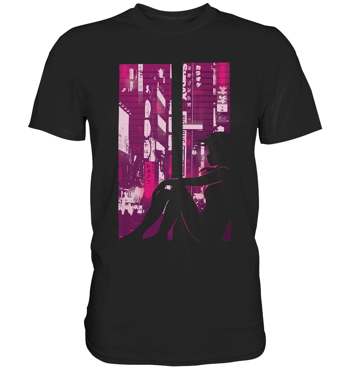 Cyberpunk Girl - Premium Shirt - BINYA