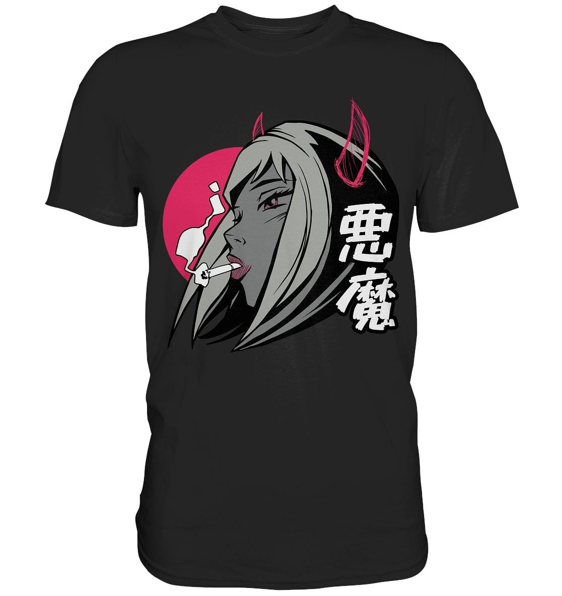 Demon Anime Girl - Premium Shirt - BINYA