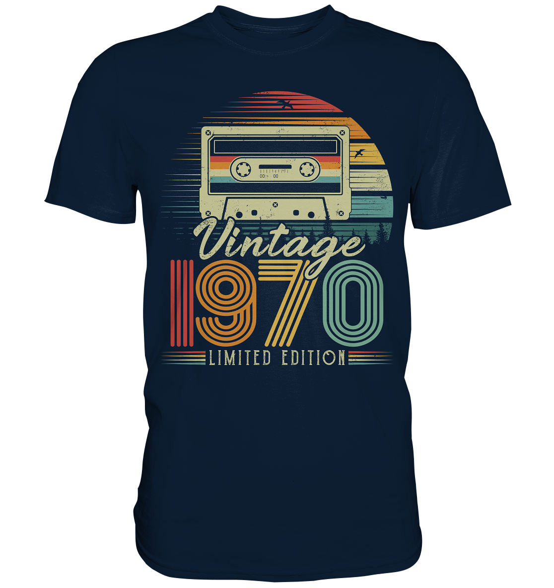 1970 Geboren Geburtstag - Premium Shirt