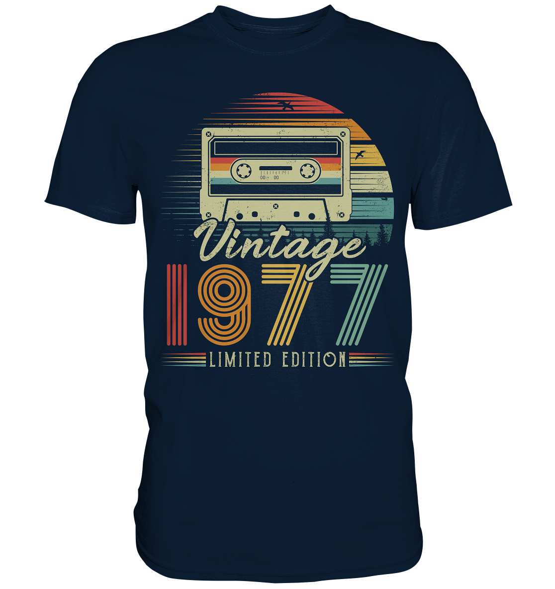 1977 Geboren Geburtstag - Premium Shirt