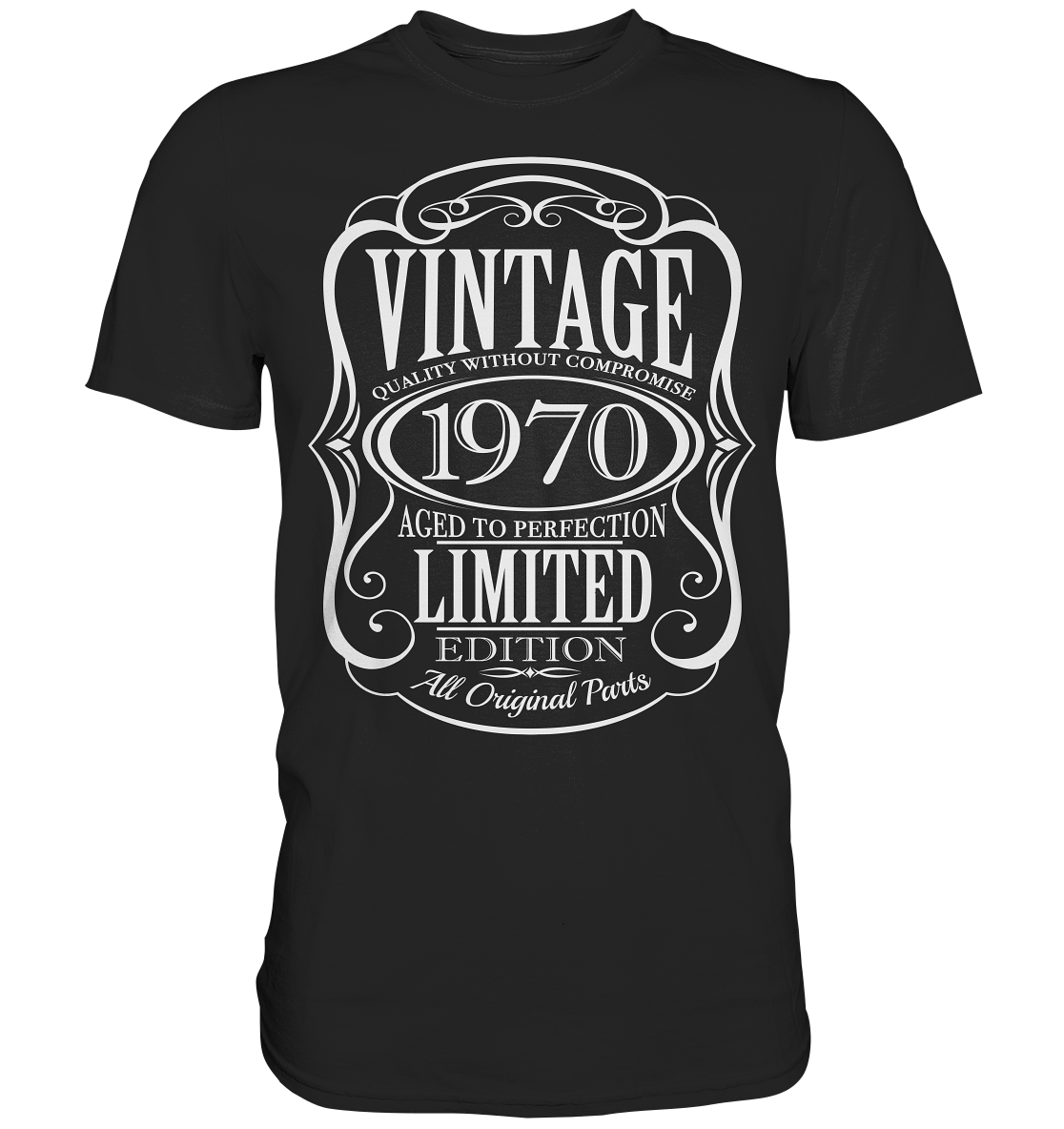 1970 Geboren Geburtstag Jack Daniels - Premium Shirt