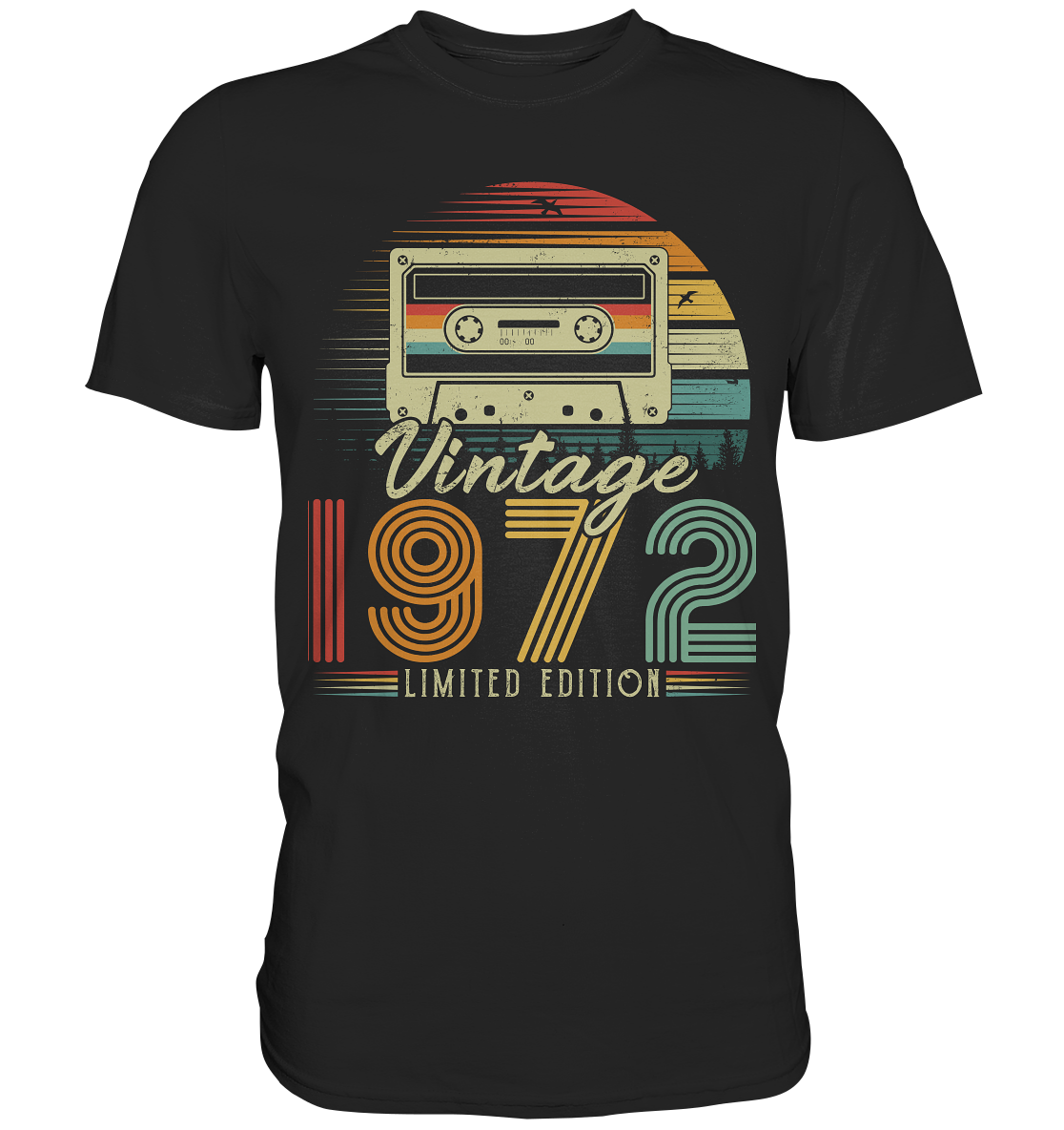 1972 Geboren Geburtstag - Premium Shirt